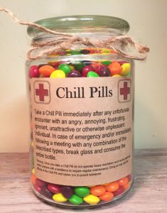 Happy Pills Chill Pills gift cadeau
