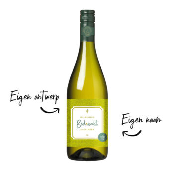 Wijn met eigen etiket - witte wijn