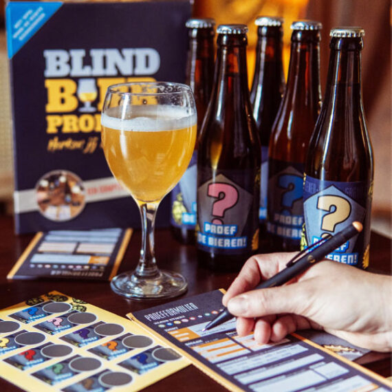 Blind bier proeven bierproeverij sfeer