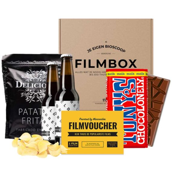 Filmpakket chips bier tony's chocolonely