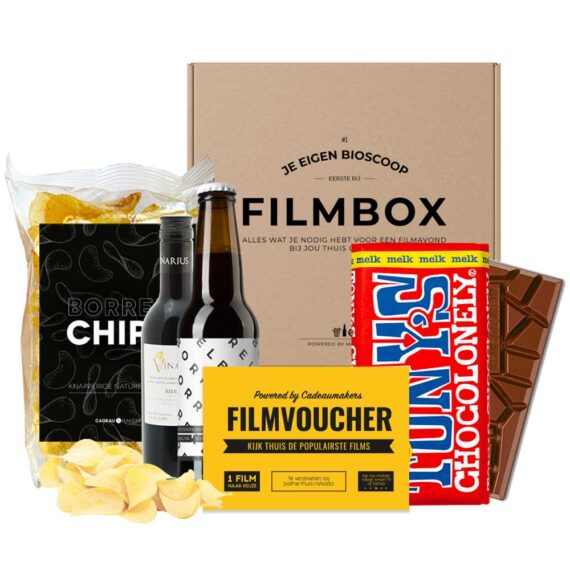 Filmpakket chips cadeau