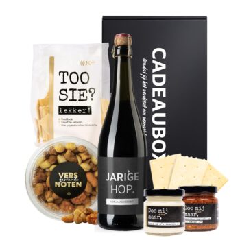 Verjaardag bierpakket | Cadeaubox Jarige Hop bier + snacks