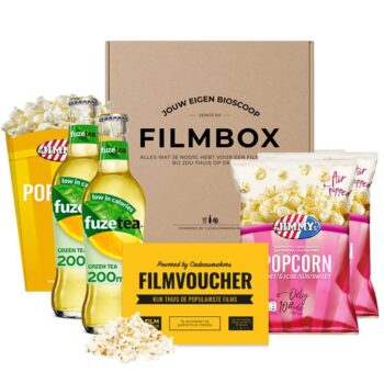 Filmpakket met zoete popcorn