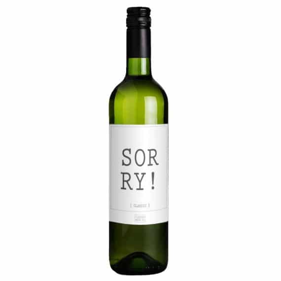 Sorry witte wijn