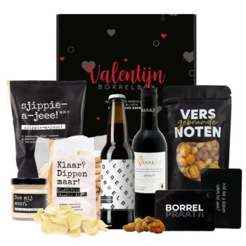 Valentijnscadeau Borrelpakket