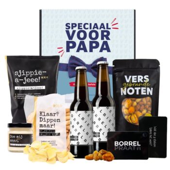 'Speciaal voor Papa' | Borrelpakket met drankjes naar keuze