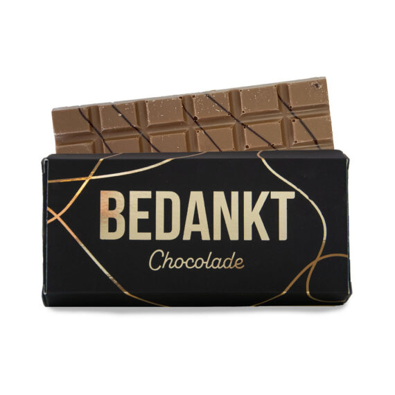 bedankt chocolade reep