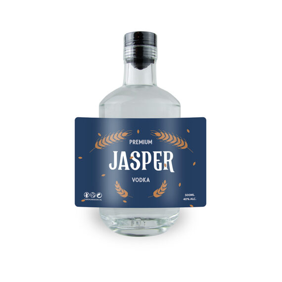 Vodka met eigen etiket